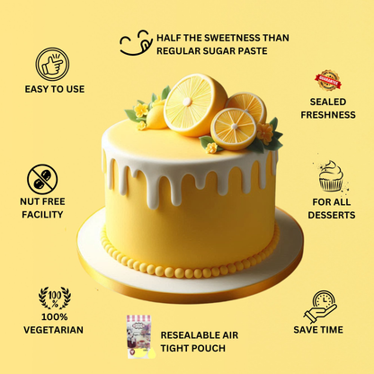 lemon yellow sugarpaste 1 kg