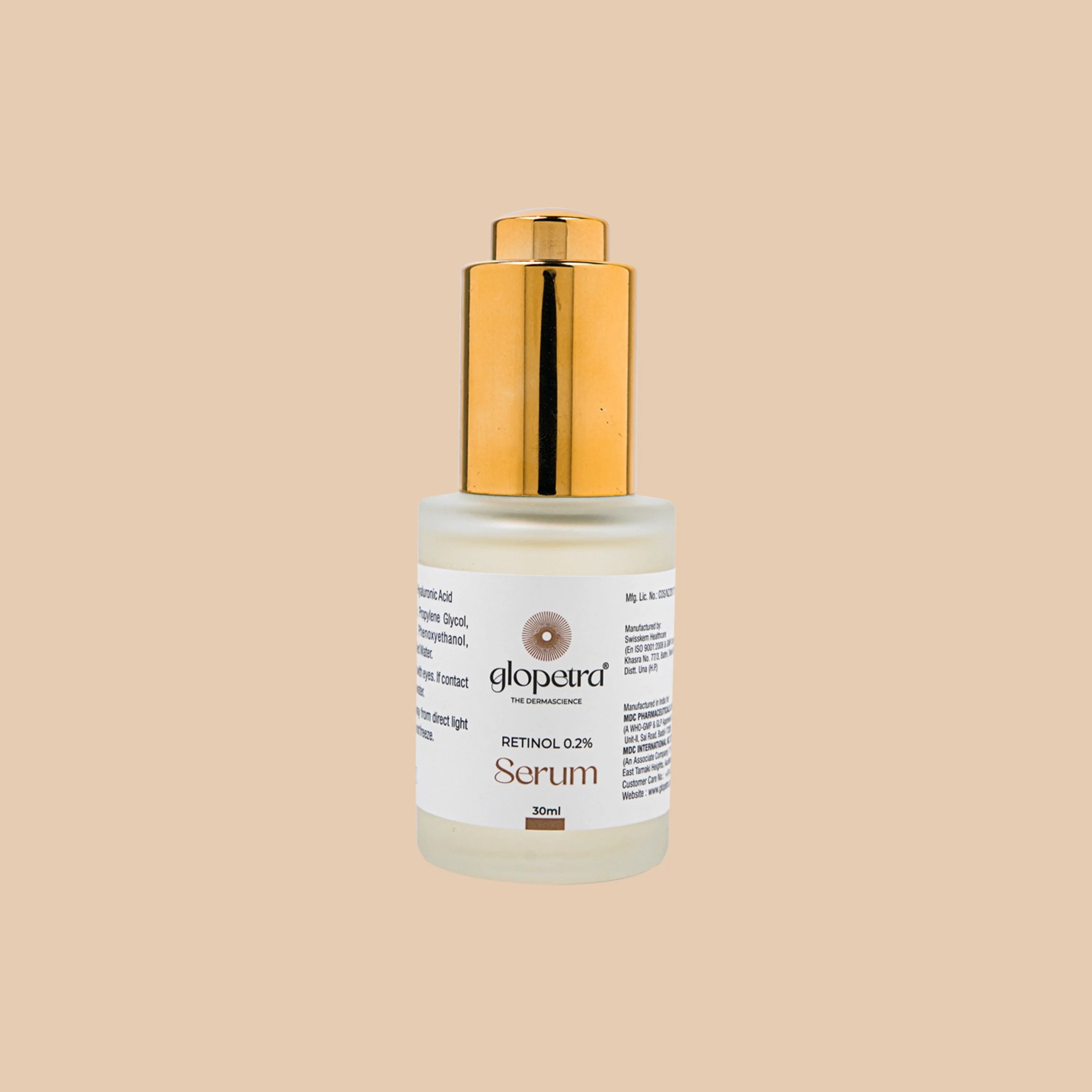 Glopetra Retinol 0.2% - Anti Ageing Serum For Face - Dista
