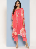 Thumbnail for Ahalyaa Women Top with Palazzos & Shrug - Distacart