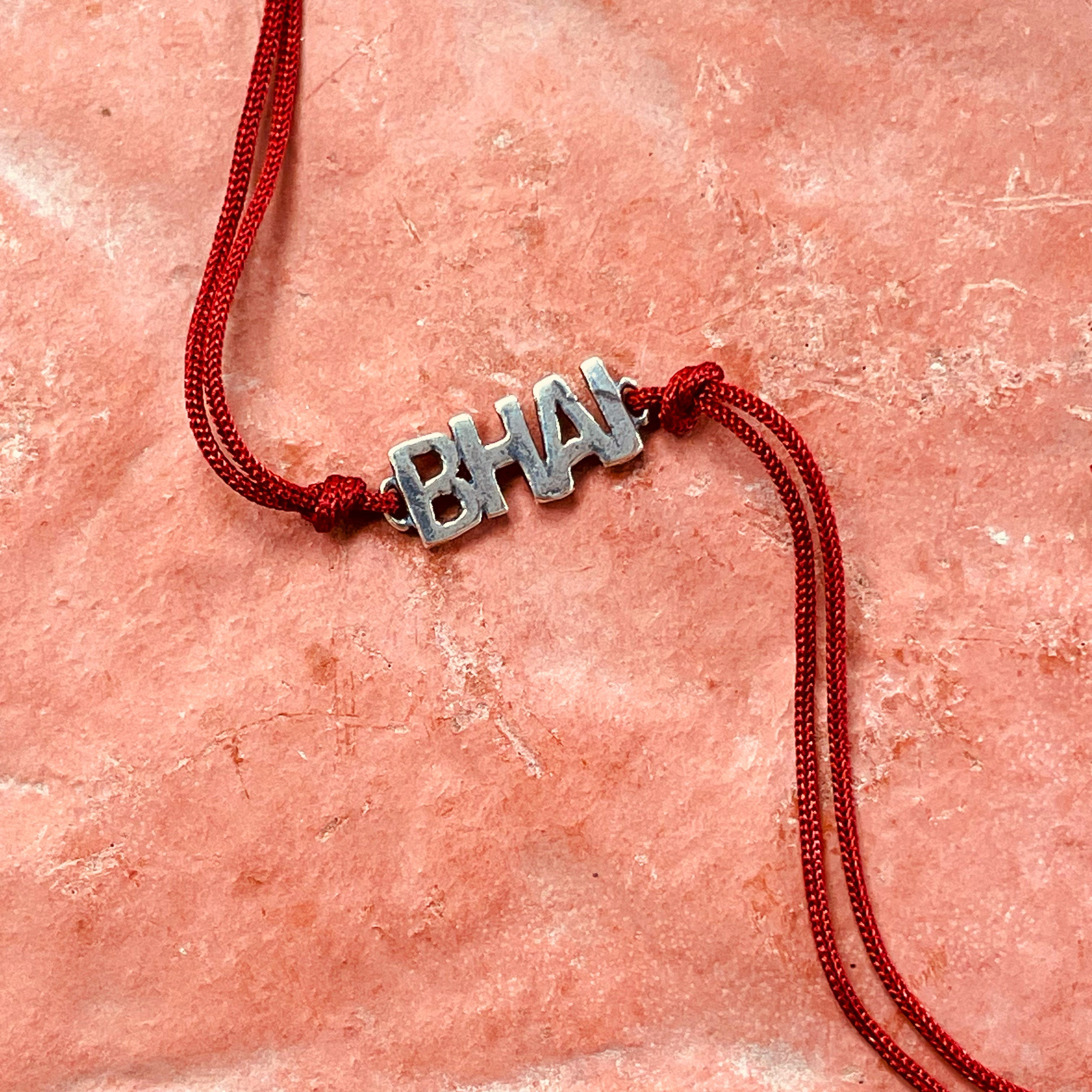 trueBrowns 925 Sterling Silver Bhai Thread Rakhi - Distacart