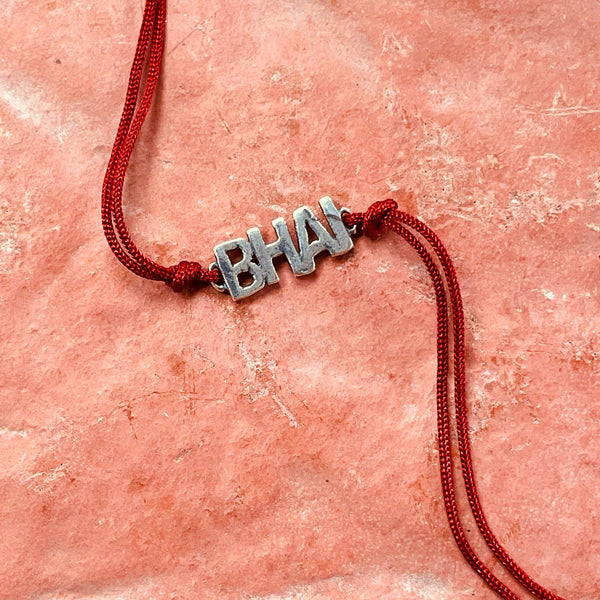 trueBrowns 925 Sterling Silver Bhai Thread Rakhi - Distacart