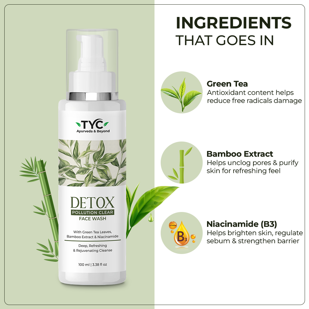 TYC Detox Pollution Clear Facewash - Dista