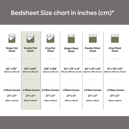 Haus & Kinder Golden Bloom Trellis 100% Cotton Double Size Bedsheet, 144 TC - Dista