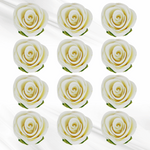 Thumbnail for sugar flowers for cake cupcake decoration white 120 gms