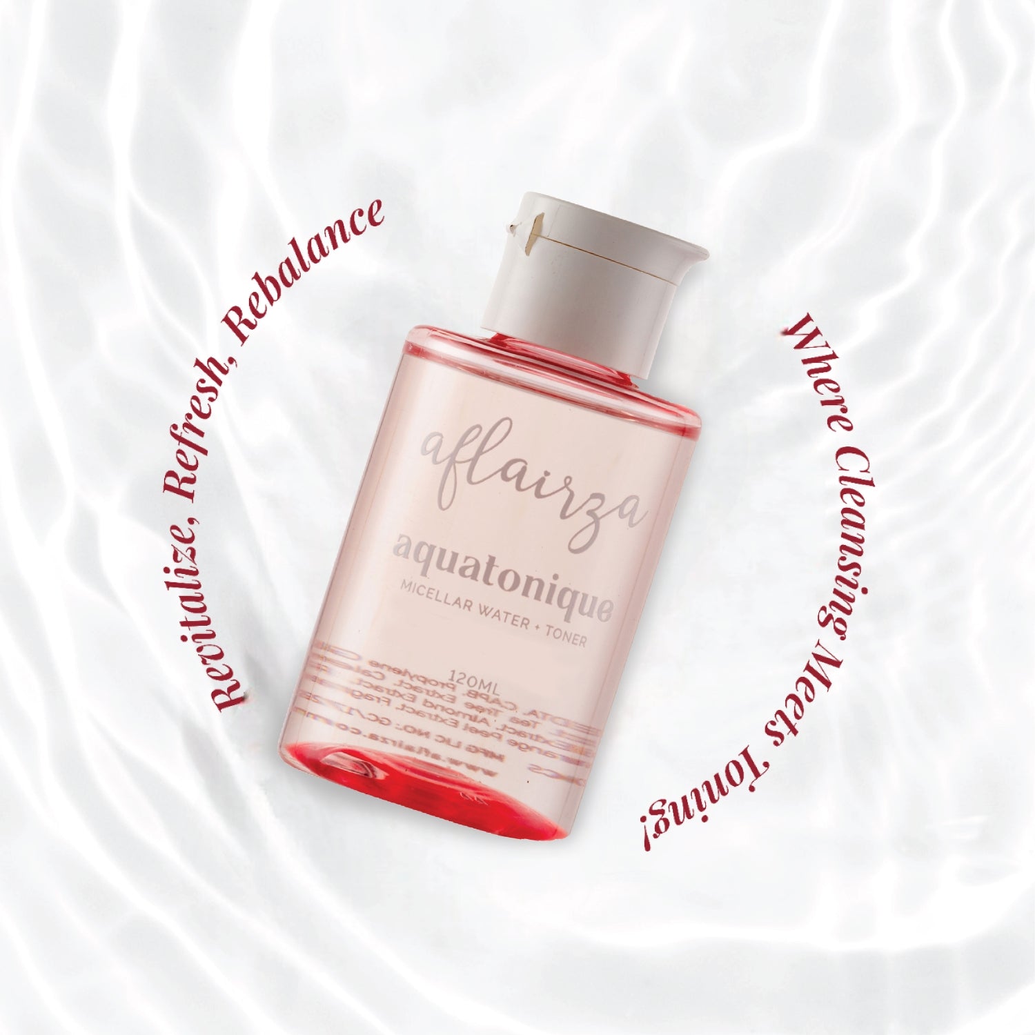 Aflairza Aflairza Aquatonique Micellar Water & Toner for Removes Makeup, Hydrates & Balances pH For All Skin Types - Distacart