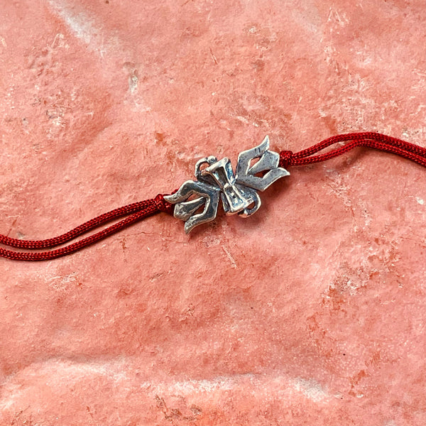 trueBrowns 925 Sterling Silver Lord Shiva Trishul Thread Rakhi - Distacart