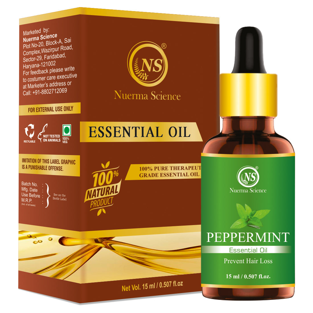 Nuerma Science Peppermint Essential Oil - Distacart