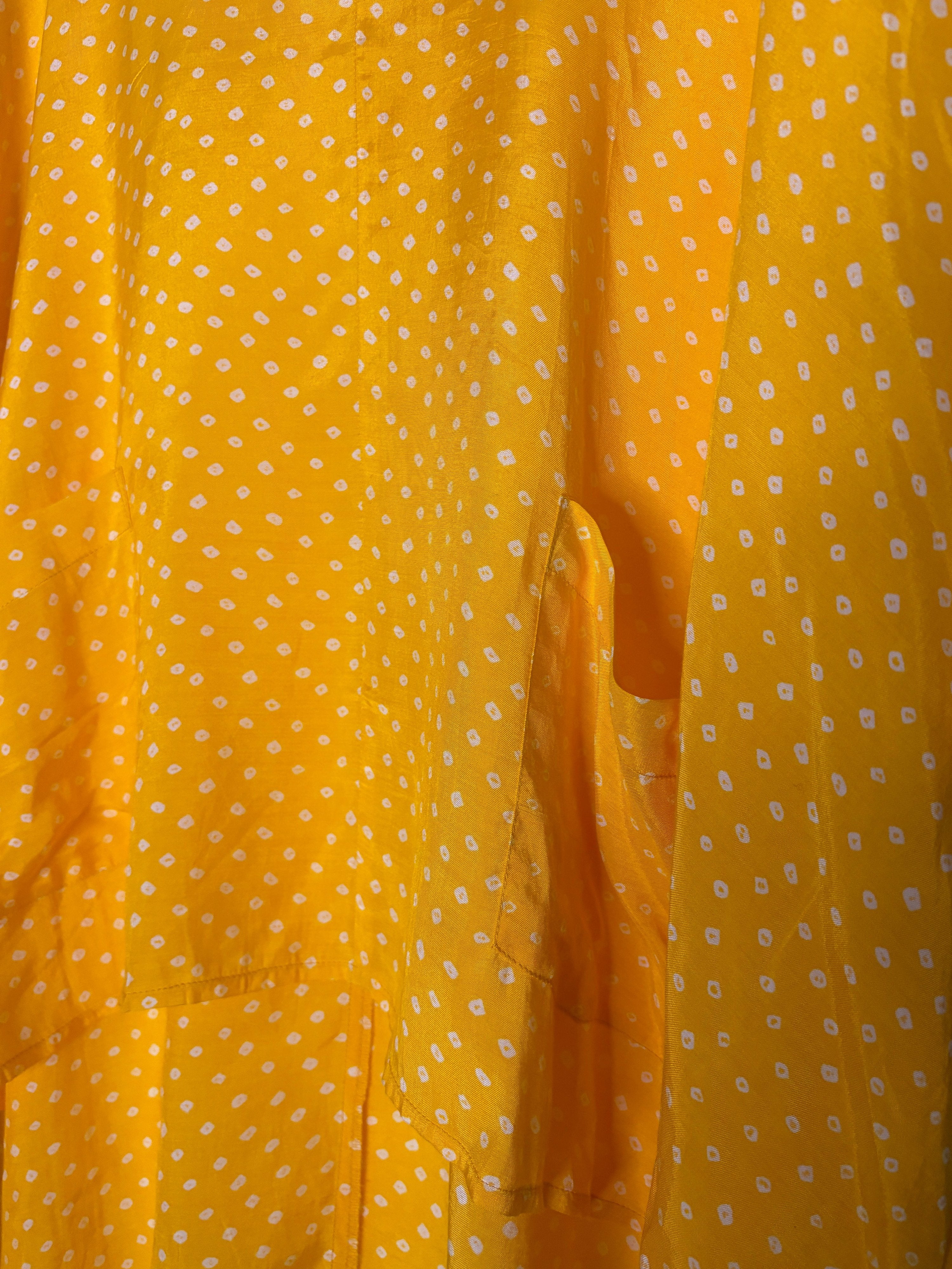 trueBrowns Yellow Lehariya Top - Distacart