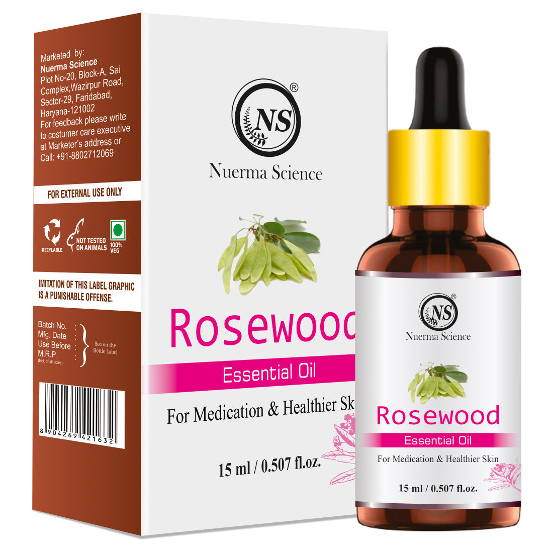 Nuerma Science Rosewood Essential Oil - Distacart