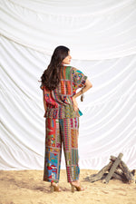 Thumbnail for BulBul Kate Brown Chanderi Co-Ord Set
