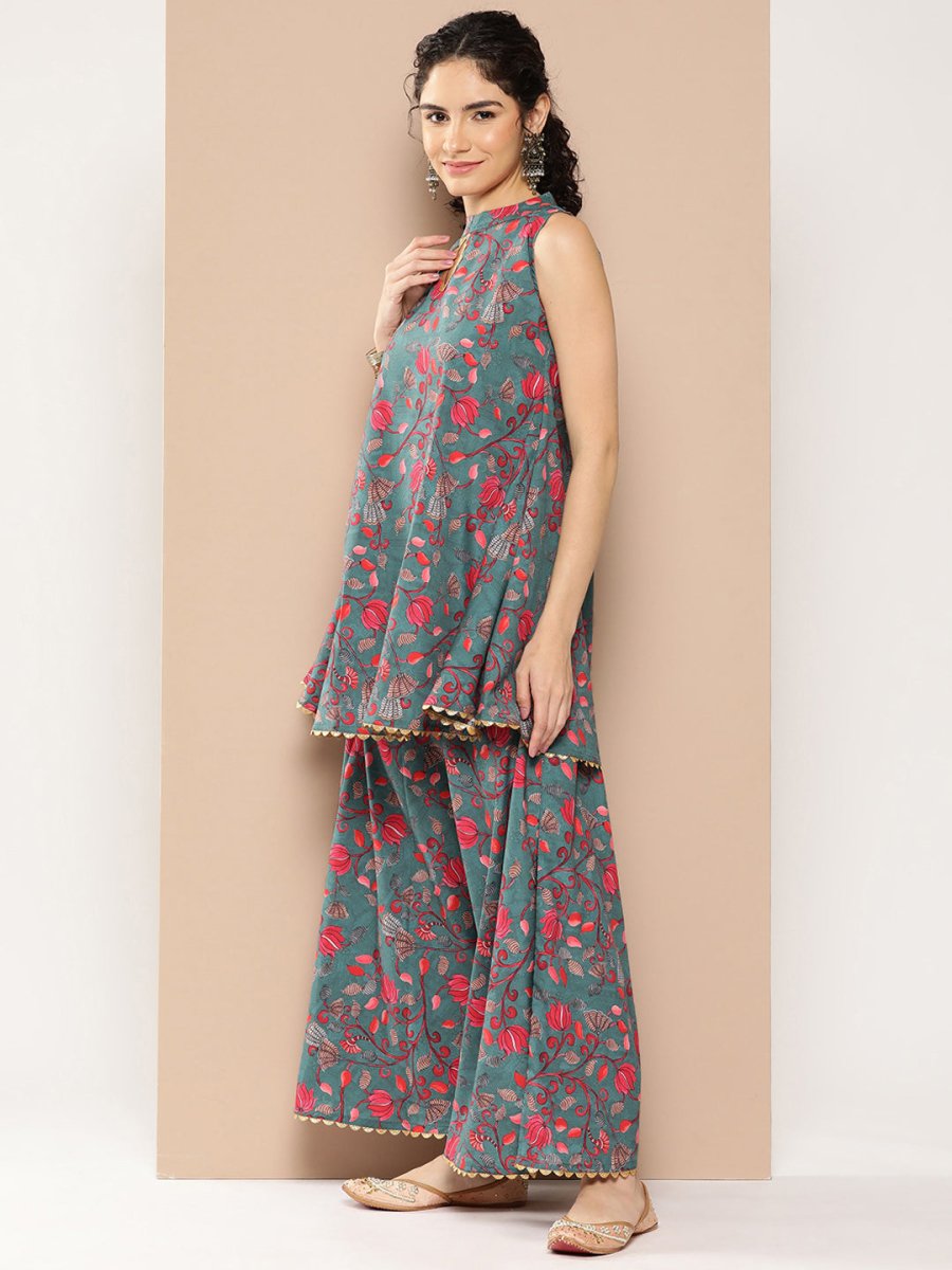 Ahalyaa Women Floral Printed Co-Ords - Distacart