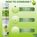 Thumbnail for BOOSTIQ Apple Cider Vinegar With Moringa Effervescent Tablets - Green Apple Flavour - Distacart
