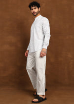 Thumbnail for Fabmade Drift Pinstripe Linen Co-Ord Set - Distacart