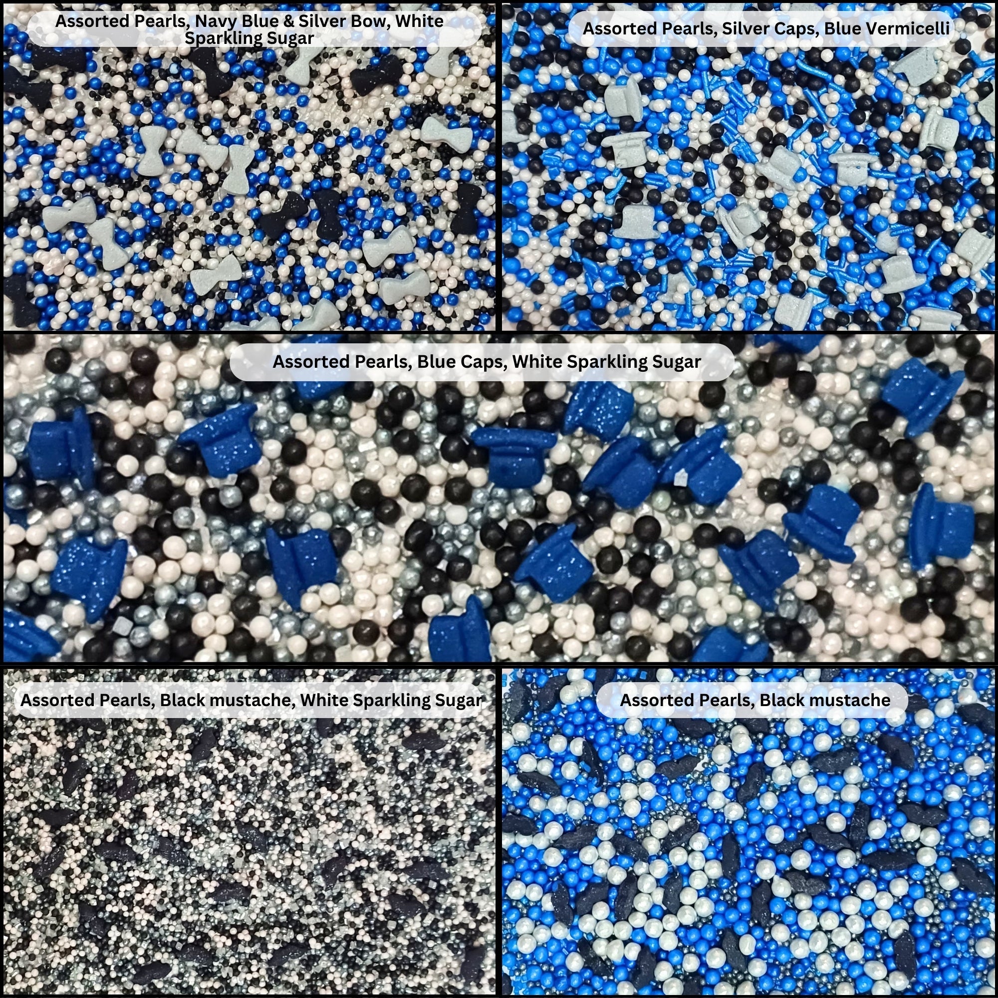 confect best dad ever sprinkles black blue white sprinkles mix 100gms