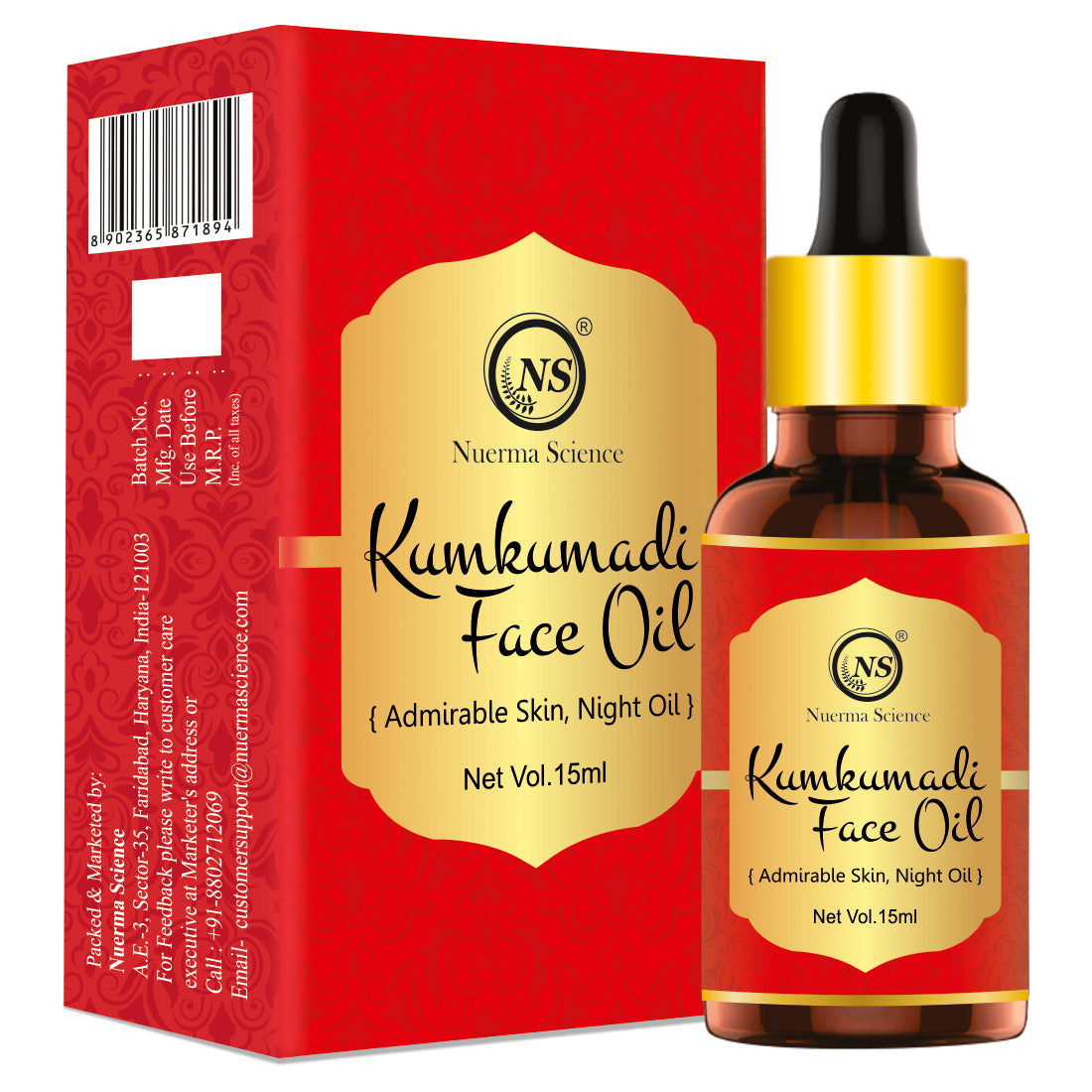 Nuerma Science Kumkumadi Face Oil For Glowing Face - Distacart