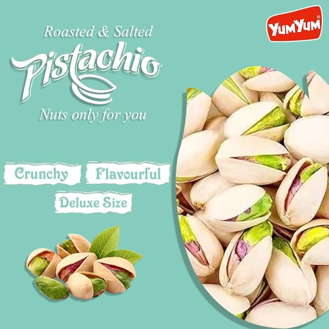 Yum Yum Roasted & Salted Pistachios Pouch - Dista
