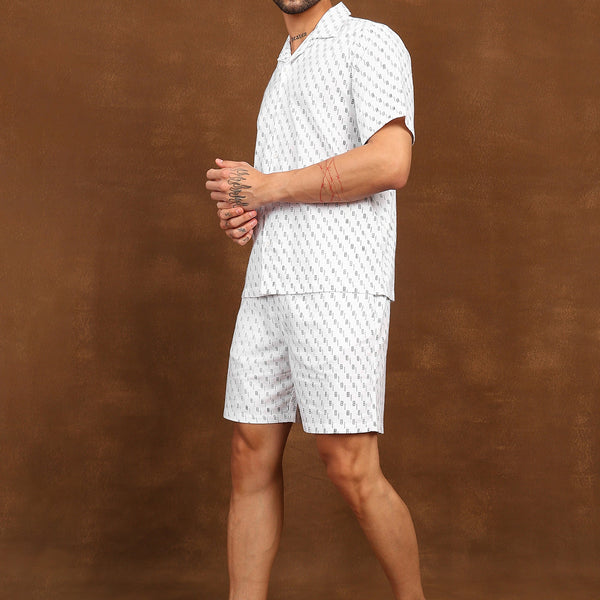 Fabmade Urban Dot Linen Co-Ord Set - Distacart