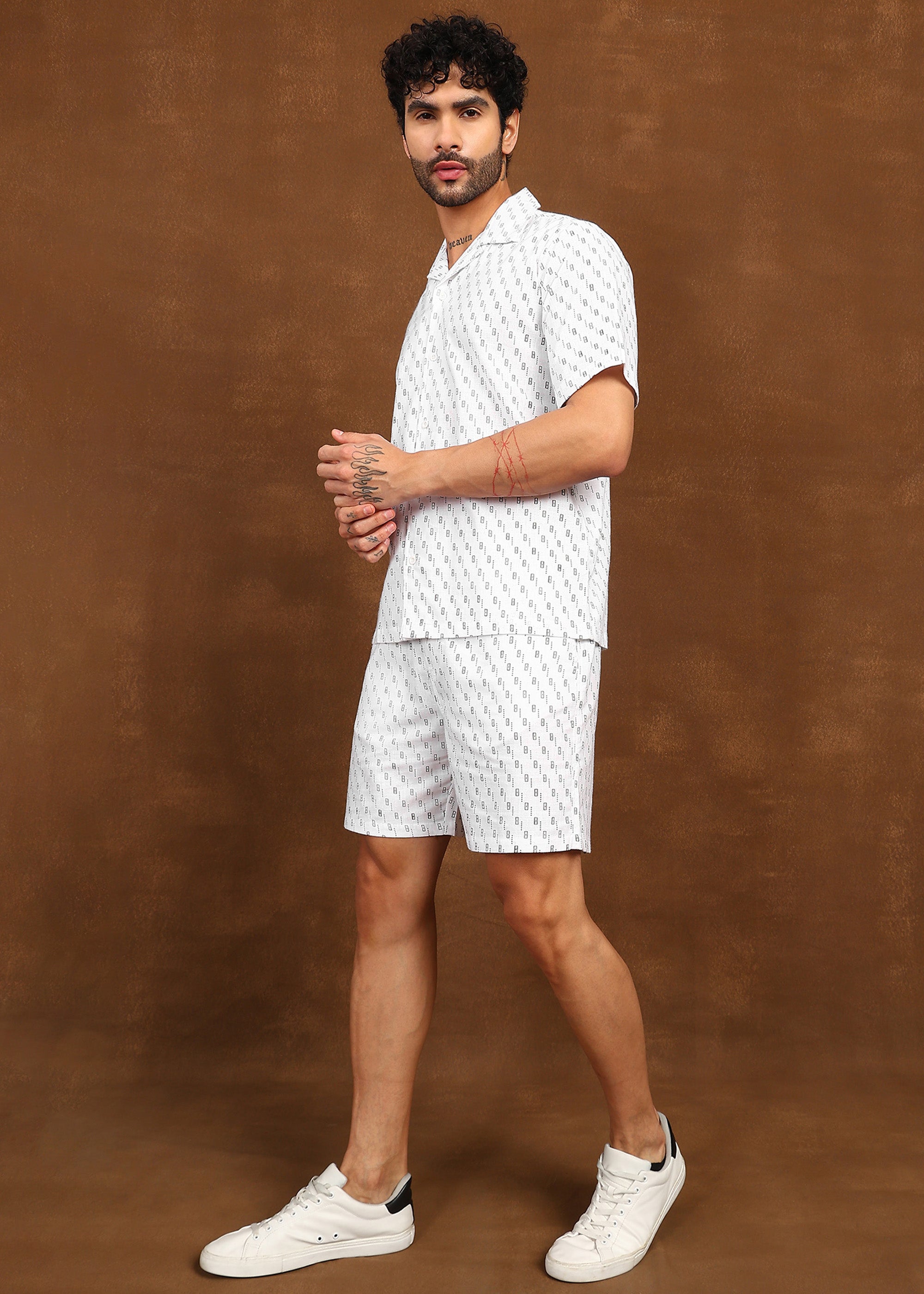 Fabmade Urban Dot Linen Co-Ord Set - Distacart