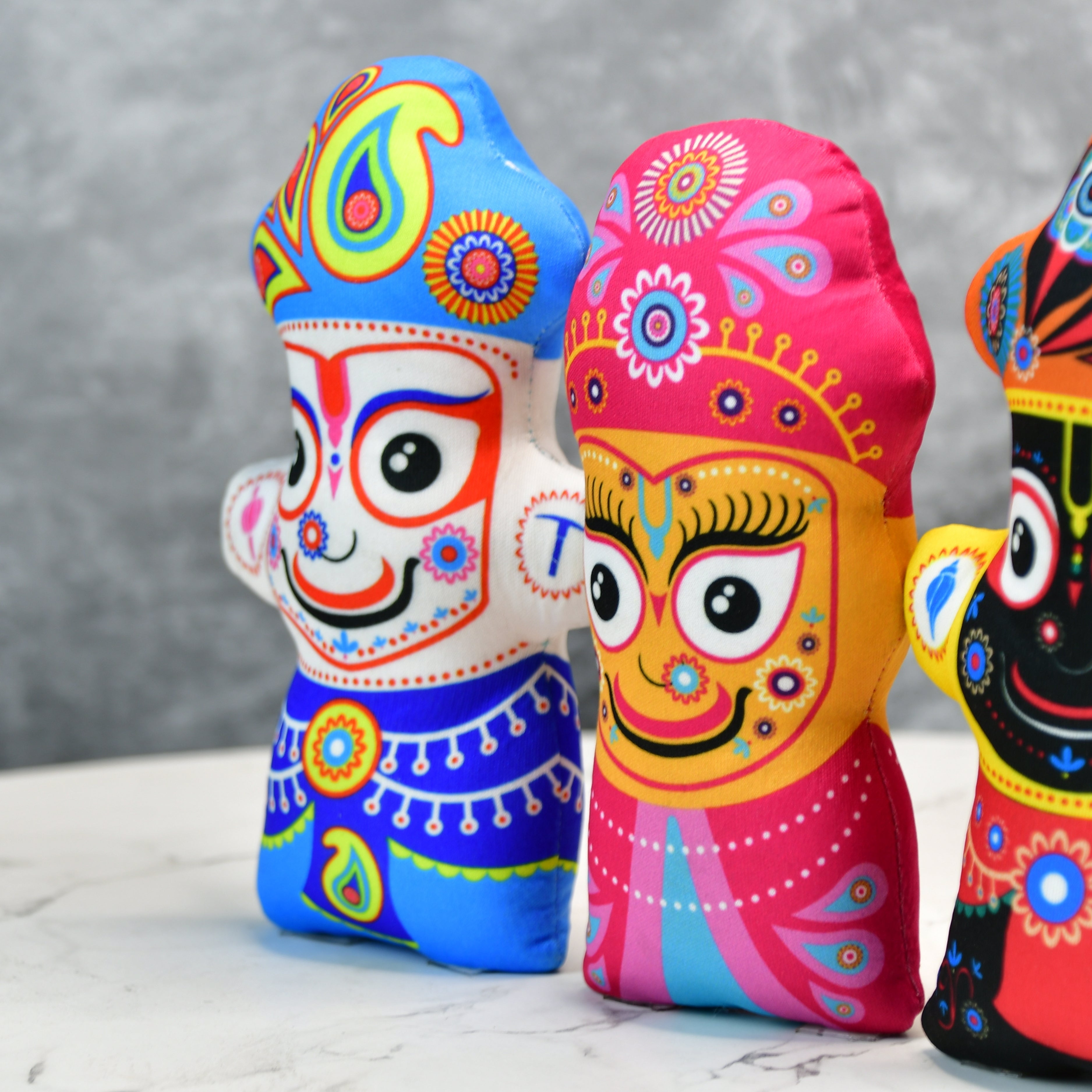 Sowpeace Stitched Cotton Jagannath Trio