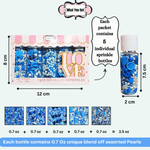 Thumbnail for confect boys baby shower sprinkles gender reveal sprinkles edible sprinkles assorted pack of 5 baby shower 28