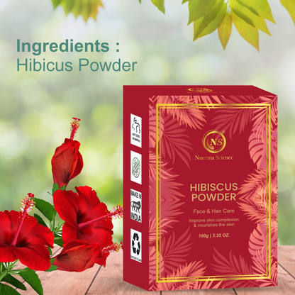 Nuerma Science Hibiscus Bio Organic Powder For Hair & Skin - Distacart