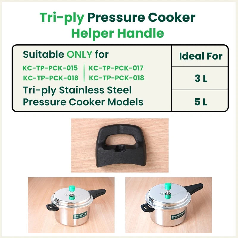The Indus Valley Triply Outer Lid Pressure Cooker Helper Handle 3.0L & 5.0L - Dista