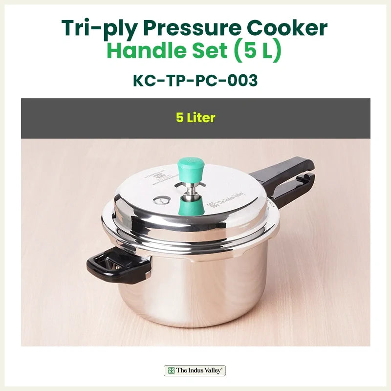 The Indus Valley Triply Pressure Cooker handle 5.0L - Dista