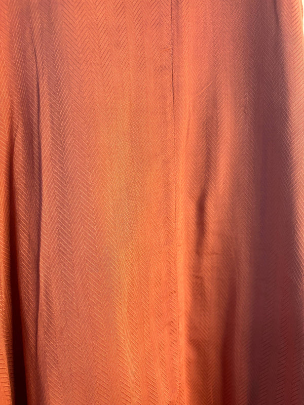 trueBrowns Orange Textured Dress