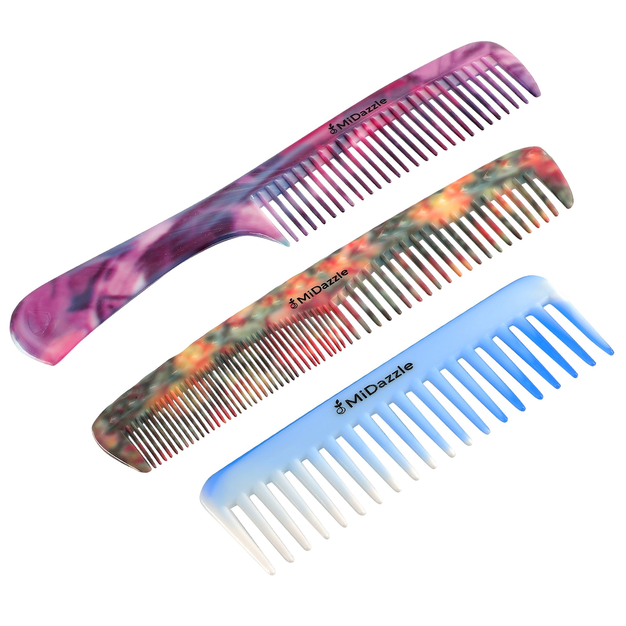 MiDazzle Daily Comb Set Of 3 MIDC2705 - Distacart