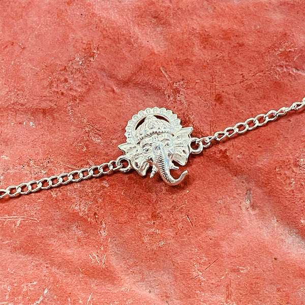 trueBrowns 925 Sterling Silver Ganesh Idol Silver Chain Rakhi - Distacart