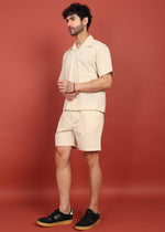 Thumbnail for Fabmade The Life Co2. Cotton Linen Relaxed Shirt & Shorts - Distacart