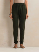 Thumbnail for trueBrowns Green Woollen Leggings