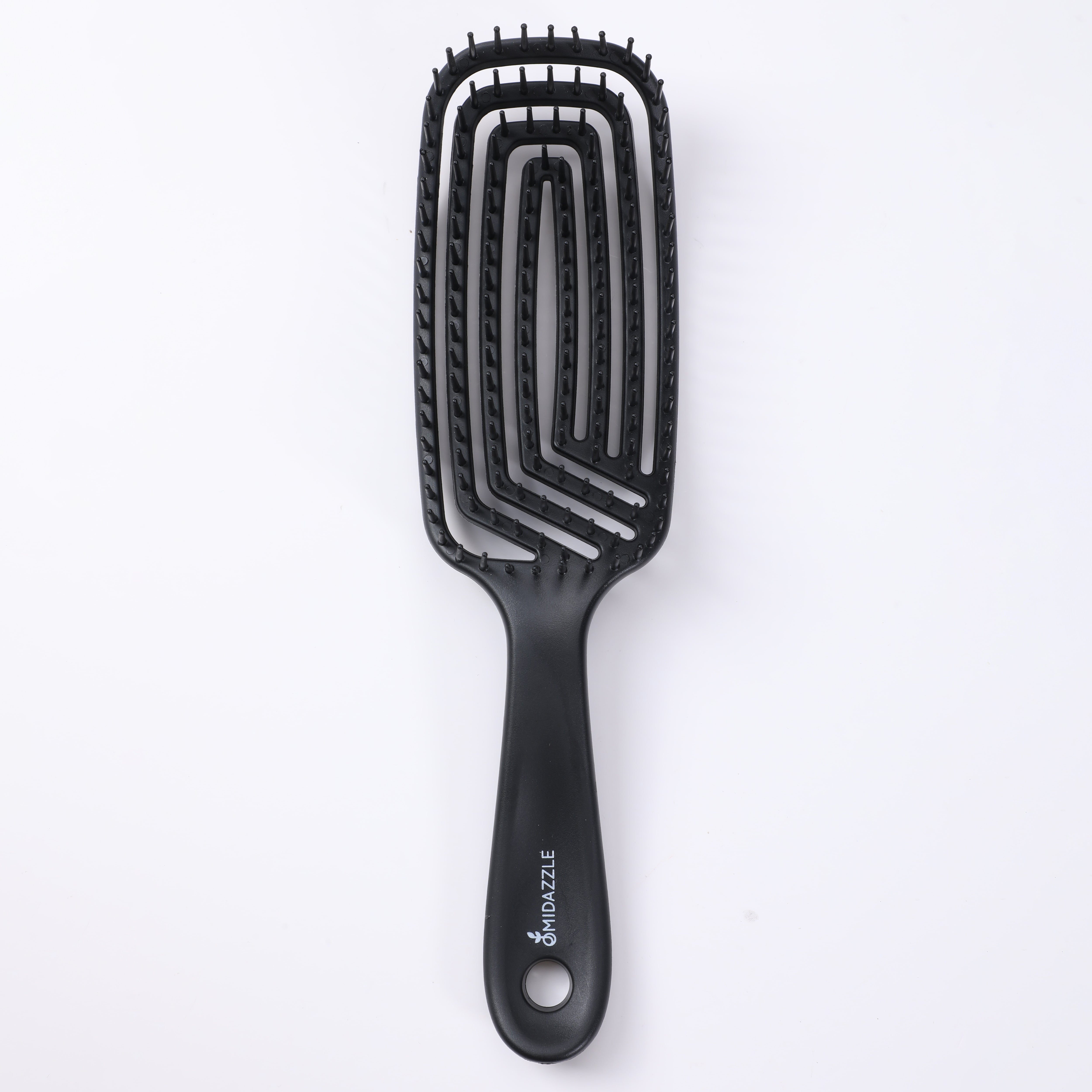 MiDazzle Hair Brush (Black 3D) MIHB0015 - Distacart