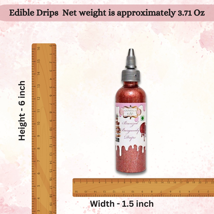 confect bronzed burgundy drips br b 110 gms b