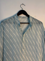 Thumbnail for trueBrowns Blue Leheriya Men's Kurta