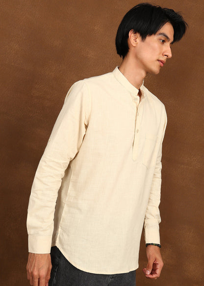 Fabmade Dune Linen Kurta - Distacart