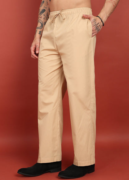 Fabmade Desert Sand Relaxed Fit Pyjama - Distacart