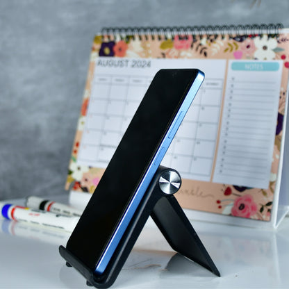 Sowpeace Trendy Adjustable Silver Tablet Stand with Black Hinges - Distacart