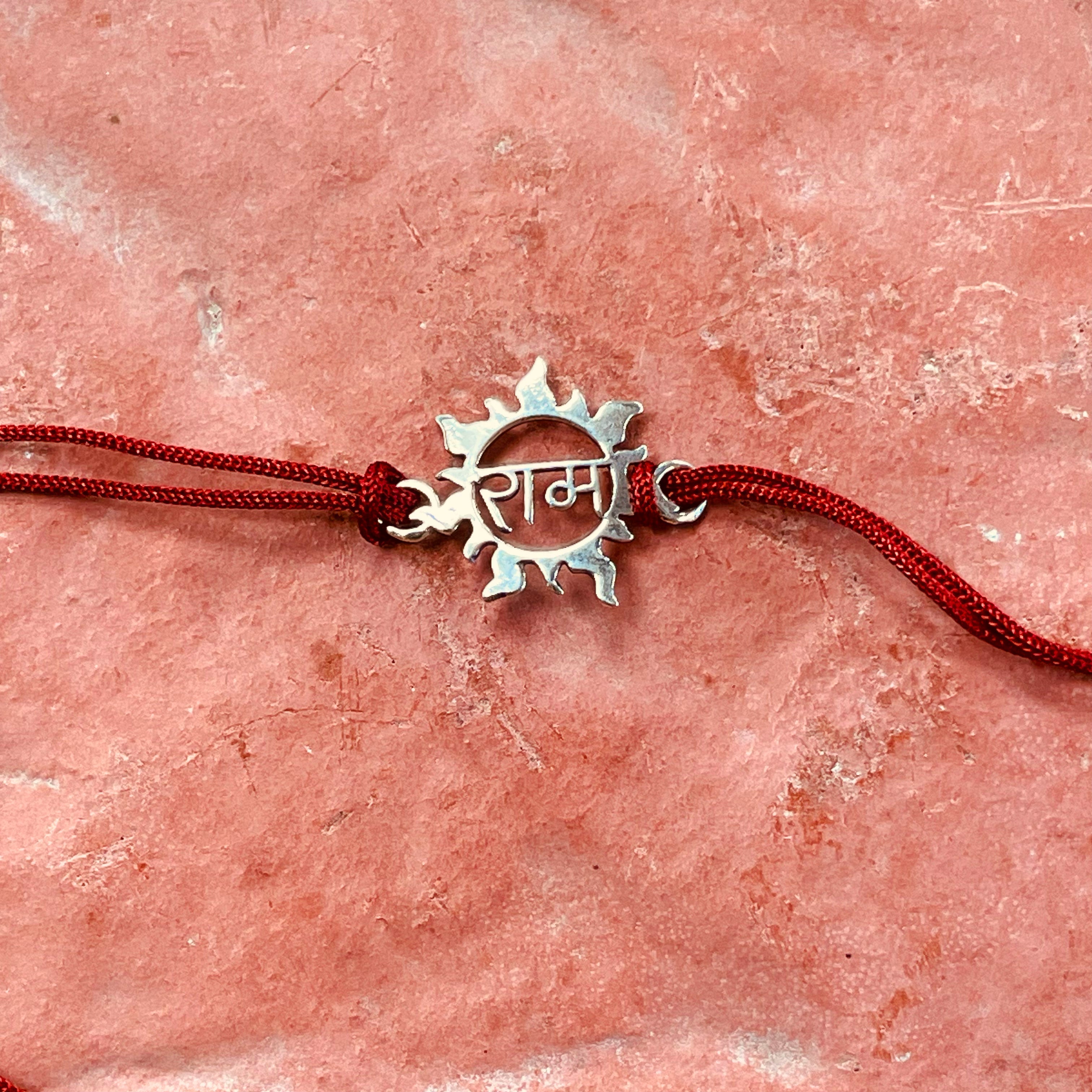 trueBrowns 925 Sterling Silver Ram Thread Rakhi - Distacart