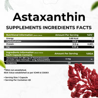 Thumbnail for Health Veda Organics Plant Based Astaxanthin Capsules - Distacart