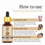 Thumbnail for Nuerma Science Pure Nutmeg Essential Oil For Body Care & Hair Care
