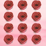 Thumbnail for sugar roses for cake cupcake decoration magenta 120 gms