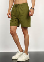 Thumbnail for Fabmade Olive Ease Shorts - Distacart