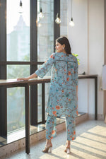 Thumbnail for NOZ2TOZ Women's Rayon Floral Printed Co-ords Set - Distacart