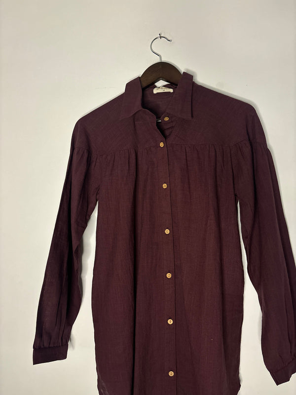 trueBrowns Wine Slub Top