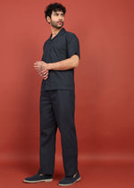 Thumbnail for Fabmade Midnight Ease Shirt & Trouser Co-Ord Set - Distacart