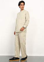 Thumbnail for Fabmade Sandline Stripe Linen Set - Distacart