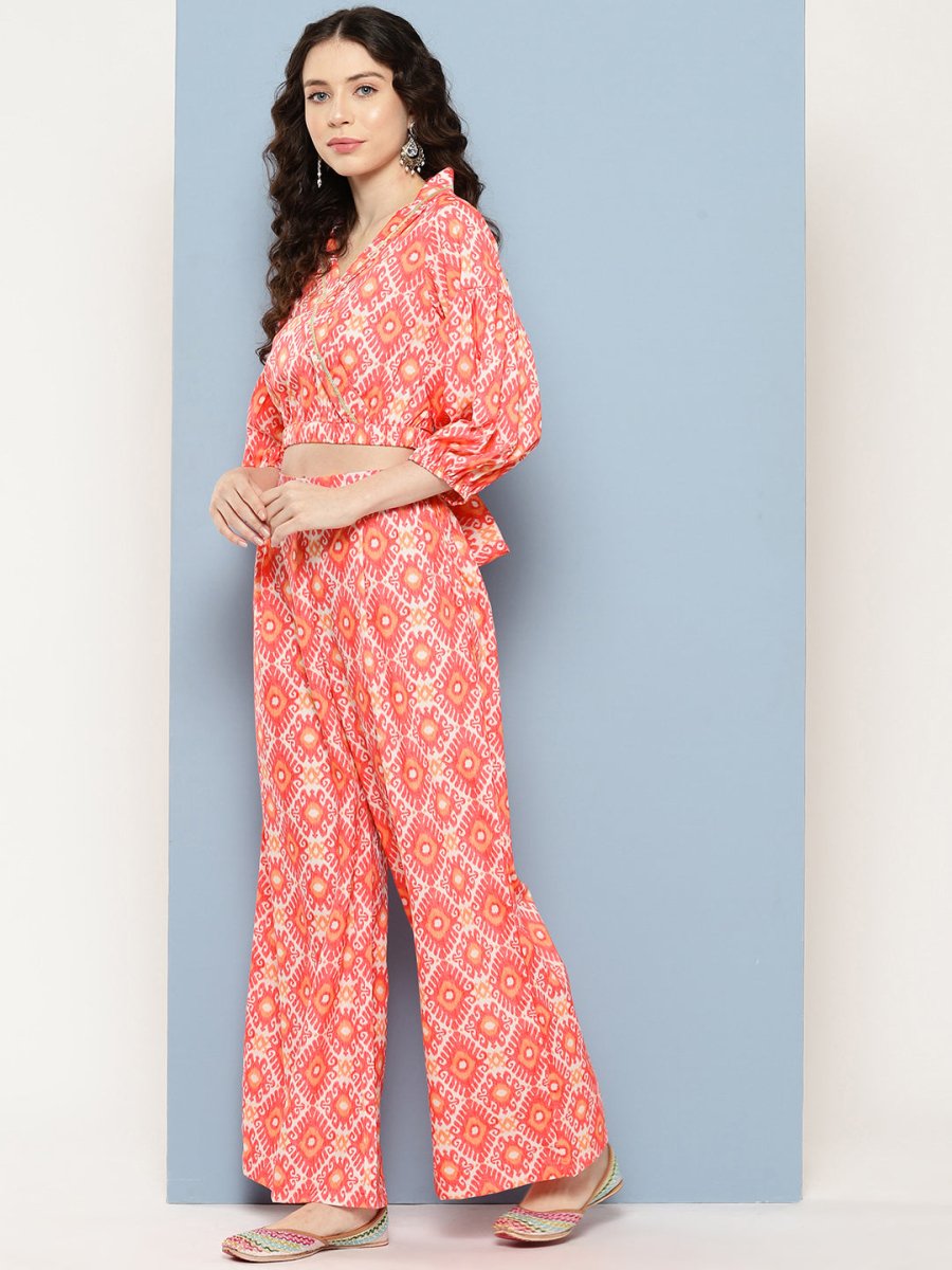 Ahalyaa Printed Ethnic Co-Ords - Distacart