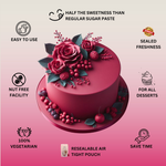 Thumbnail for confect burgundy sugarpaste br b 250 gms b