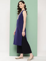 Thumbnail for Ahalyaa Women Yoke Design Sequinned Kurta - Distacart